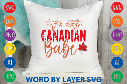 Canadian Babe, Canada Day SVG Design SVG Rafiqul20606 