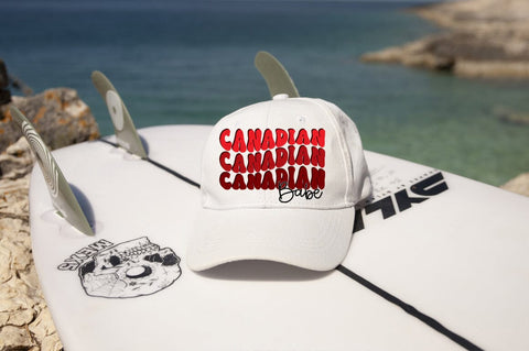 Canadian Babe SVG - Canada Day Cut File SVG Pickled Thistle Creative 