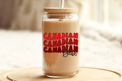 Canadian Babe SVG - Canada Day Cut File SVG Pickled Thistle Creative 