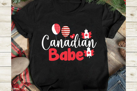 Canadian Babe SVG Cut File, Canadian Babe SVG Design, Canada Independence Day SVG Cut File,Canda SVG Design, Canada Independence Day SVG Quotes ,Canada Day Sublimation SVG BlackCatsMedia 