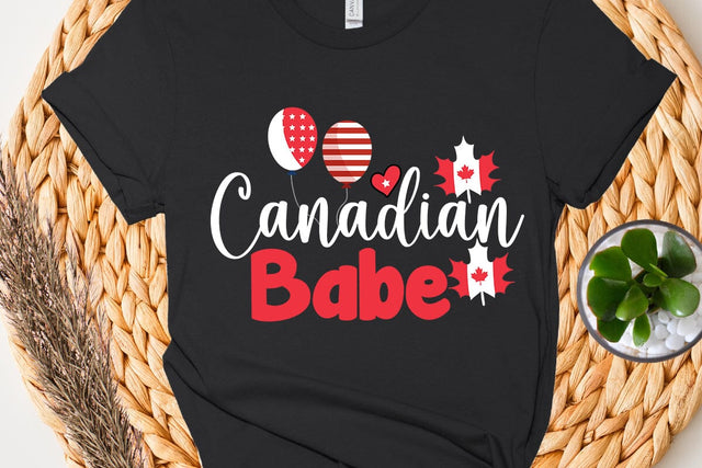 Canadian Babe SVG Cut File, Canadian Babe SVG Design, Canada Independence Day SVG Cut File,Canda SVG Design, Canada Independence Day SVG Quotes ,Canada Day Sublimation SVG BlackCatsMedia 