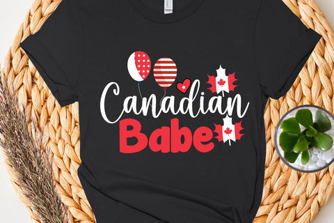 Canadian Babe SVG Cut File, Canadian Babe SVG Design, Canada Independence Day SVG Cut File,Canda SVG Design, Canada Independence Day SVG Quotes ,Canada Day Sublimation SVG BlackCatsMedia 