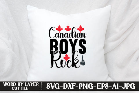 Canadian Boys Rock SVG CUT FILE SVG MStudio 