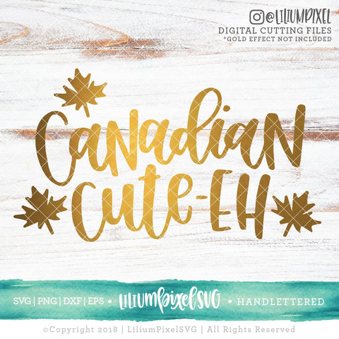 Canadian Cute-Eh SVG Lilium Pixel SVG 