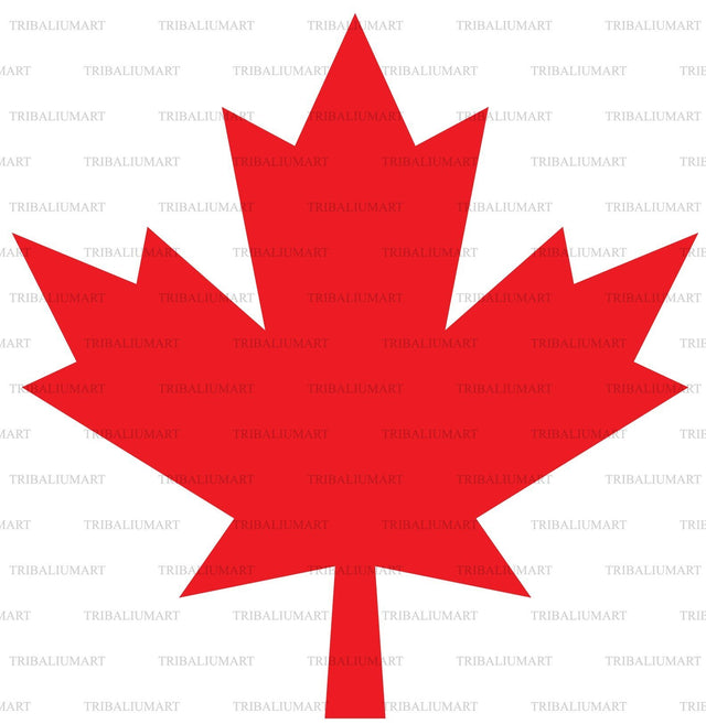 Canadian Maple Leaf SVG TribaliumArtSF 