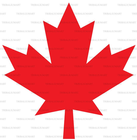 Canadian Maple Leaf SVG TribaliumArtSF 