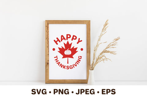 Canadian Thanksgiving Day SVG. Canada Happy Thanksgiving SVG LaBelezoka 