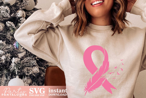 CANCER AWARENESS RIBBON | svg SVG Partypantaloons 