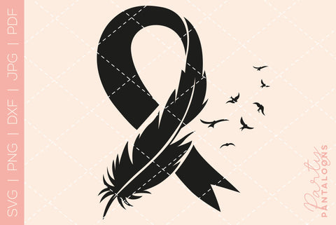 CANCER AWARENESS RIBBON | svg SVG Partypantaloons 