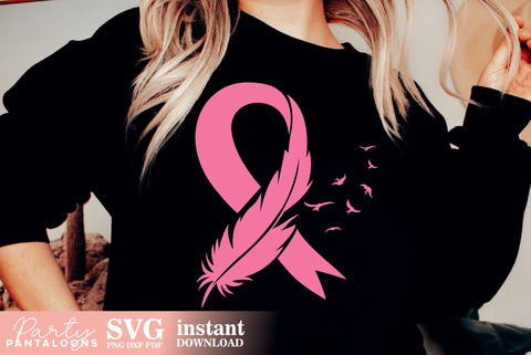 CANCER AWARENESS RIBBON | svg SVG Partypantaloons 