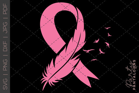 CANCER AWARENESS RIBBON | svg SVG Partypantaloons 