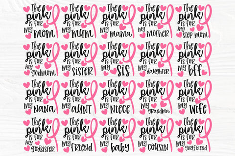 Cancer Awareness SVG, Breast Cancer Svg, Png, Dxf SVG TonisArtStudio 