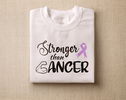 Cancer Awareness SVG Bundle, 22 Designs, Lavender Cancer Ribbon SVG, Fight Cancer SVG Cut Files SVG HappyDesignStudio 