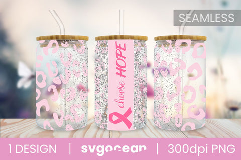 Cancer Can Glass Bundle | PNG | 16 Oz | 20 Oz Libbey Glass SVG SvgOcean 