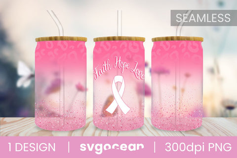 Cancer Can Glass Bundle | PNG | 16 Oz | 20 Oz Libbey Glass SVG SvgOcean 
