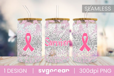 Cancer Can Glass | PNG | 16 Oz | 20 Oz Libbey Glass SVG SvgOcean 