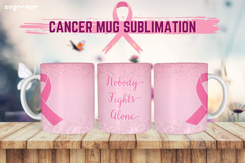 Cancer Mug Sublimation | PNG Bundle | Mug Wrap Sublimation SvgOcean 