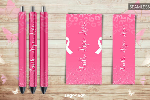 Cancer Pen Wrap | Cancer Awareness Sublimation Sublimation SvgOcean 