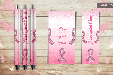 Cancer Pen Wrap | Cancer Awareness Sublimation Sublimation SvgOcean 