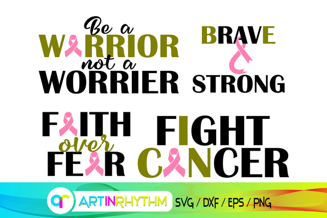 cancer svg bundle, cancer ribbon SVG Artinrhythm shop 