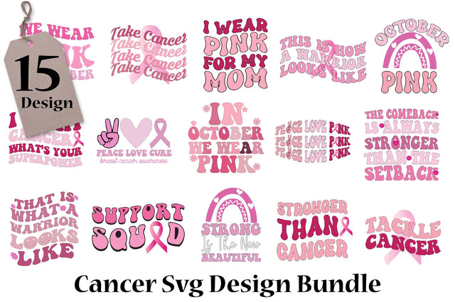 Cancer Svg Design Bundle SVG Creativeart88 