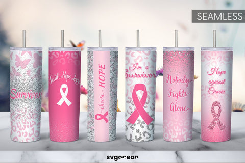 Cancer Tumbler Sublimation | PNG Bundle | Tumbler 20oz Sublimation SvgOcean 