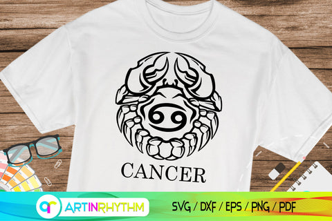 Cancer zodiac sign svg SVG Artinrhythm shop 