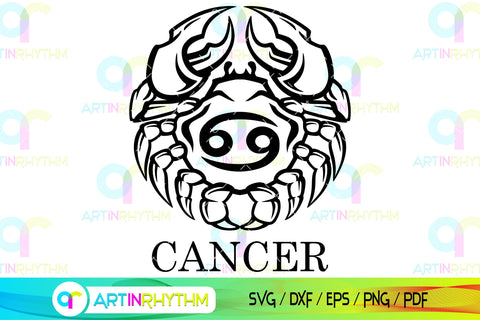 Cancer zodiac sign svg SVG Artinrhythm shop 