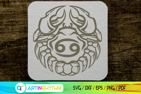Cancer zodiac sign svg SVG Artinrhythm shop 
