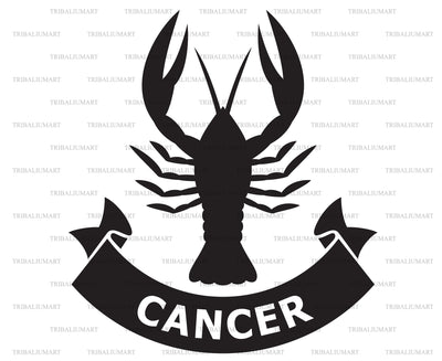 Cancer zodiac sign SVG TribaliumArtSF 