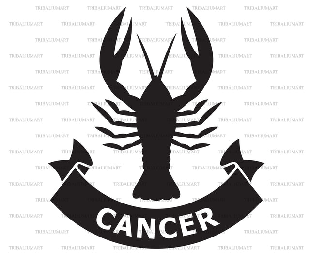 Cancer zodiac sign SVG TribaliumArtSF 