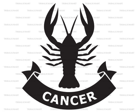 Cancer zodiac sign SVG TribaliumArtSF 