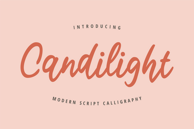Candilight Font Brithos Type 