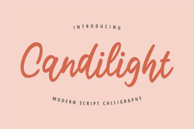 Candilight Font Brithos Type 