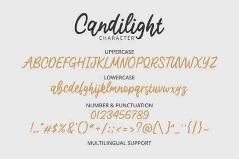 Candilight Font Brithos Type 