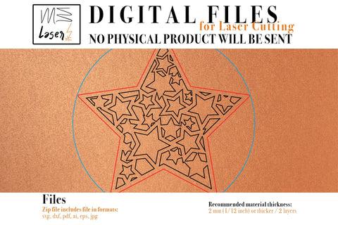 Candle Christmas Coaster Vector file for Laser Cutter. SVG MaramadeLaser 