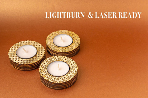 Candle Holders Deco Vector file for Laser Cutter. SVG MaramadeLaser 