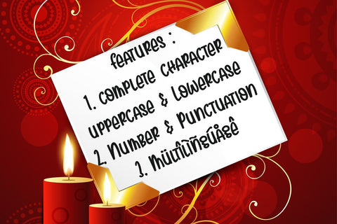 Candle Light Font Supersemar Letter 