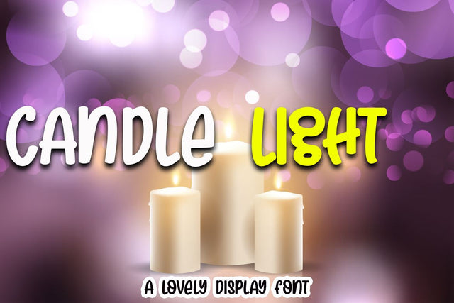 Candle Light Font Supersemar Letter 