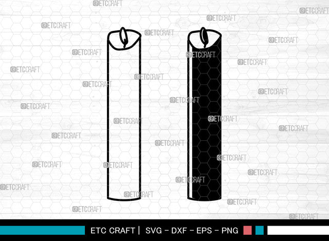 Candle SVG, Birthday Candles Svg, Wax Candle Svg, Melting Candle Svg, Christmas Candle Svg, Candle Svg SVG ETC Craft 