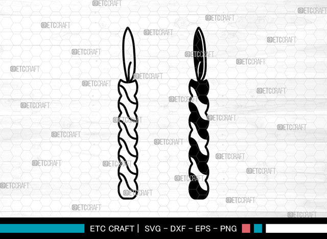Candle SVG, Birthday Candles Svg, Wax Candle Svg, Melting Candle Svg, Christmas Candle Svg, Candle Svg SVG ETC Craft 