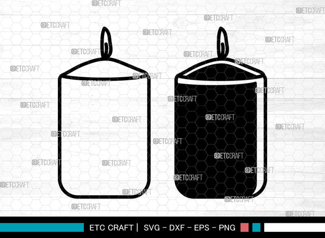 Candle SVG, Birthday Candles Svg, Wax Candle Svg, Melting Candle Svg, Christmas Candle Svg, Candle Svg SVG ETC Craft 