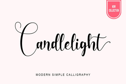Candlelight Dinner Font Stefani Letter 