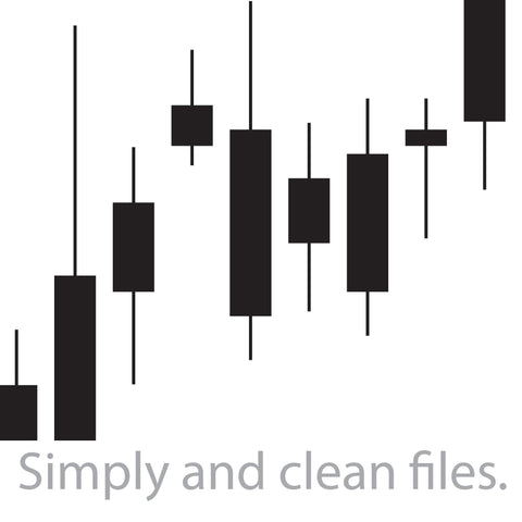 Candlestick chart graph SVG TribaliumArtSF 