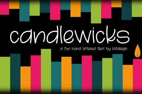 Candlewicks Font Kitaleigh 