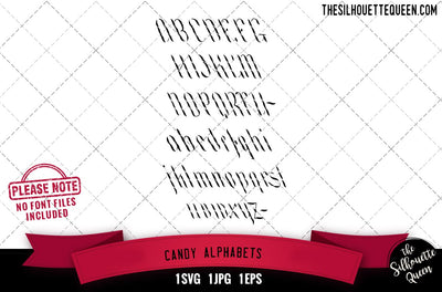 Candy Alphabets alphabets - ABC letters SVG Loveleen Kaur 