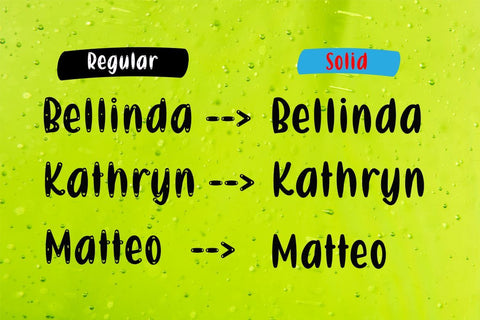 Candy Berry Font Supersemar Letter 