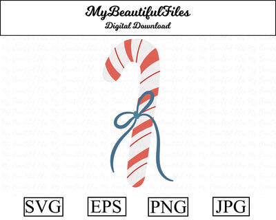 Candy Cane - Christmas SVG MyBeautifulFiles 