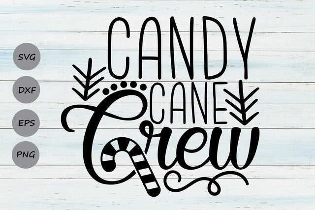Candy Cane Crew| Christmas SVG Cutting Files. SVG CosmosFineArt 