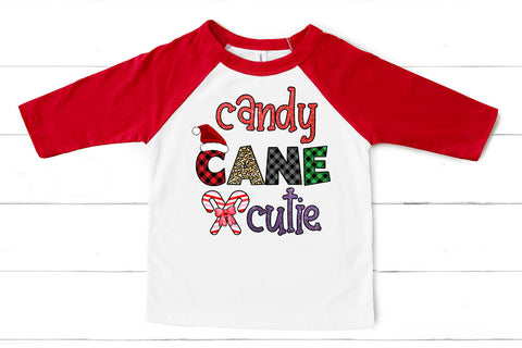 Candy Cane Cutie I Kids Christmas Sublimation I Baby PNG Sublimation Happy Printables Club 